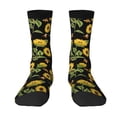 thumbnail image 1 of Yiaed Bees and Sunflowers Print Great elasticity Crew Socks Sports socks for Men and Women, 1 of 5