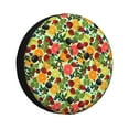 thumbnail image 1 of Yiaed Berries And Citrus Print Print Tire Wheel Cover, tire covers for trailers,rv wheel covers,rv tire covers, camper tire covers,tire covers for cars-14 inch, 1 of 6