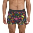 thumbnail image 1 of Yiaed Berry Fruits Print Men's Soft Cotton Boxer Shorts Breathable Boxers Underwear Moisture-Wicking Underwear Stretch Boxer Briefs for Man-X-Large, 1 of 5