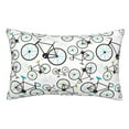 thumbnail image 1 of Yiaed Bicycle Print Brushed Microfiber Envelope Pillowcases, Standard,Envelope Closure Pillow Cases(No pillow core)-20"x30", 1 of 6