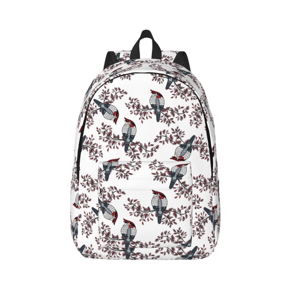 Yiaed Bird Print Backpack, Premium Laptop Backpack, Travel Backpack for Women, Lightweight Backpacks, Comfortable Back Pack-Small