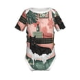 thumbnail image 1 of Yiaed Black Cat Pink Bathroom Print Infant Climbing Short Sleeve Onesie One-Piece Baby Bodysuit Clothes 0-12 Months -18 Months, 1 of 6
