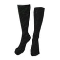 thumbnail image 1 of Yiaed Black Marble Print Great elasticity Adult Stockings Sports socks for Men and Women-One Size, 1 of 8