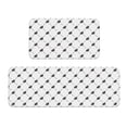 thumbnail image 1 of Yiaed Black Rabbit Kitchen Rugs Sets of 2 Kitchen Mats Cushioned Anti Fatigue Kitchen Rug Tapetes Para Cocina for Sink,Laundry Room, 1 of 6