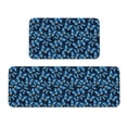 thumbnail image 1 of Yiaed Blue Butterfly Kitchen Rugs Sets of 2 Kitchen Mats Cushioned Anti Fatigue Kitchen Rug Tapetes Para Cocina for Sink,Laundry Room, 1 of 6