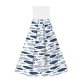 thumbnail image 1 of Yiaed Blue Fish Print Coral Velvet Wipes Absorbent Wipes Cleaning Cloths Household Table and Dish Wiping Cloths, 1 of 7