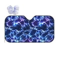 thumbnail image 1 of Yiaed Blue Lightning1 Print Car Windshield Sunshade Front Auto Car Front Window Sun Shade Foldable Sun Visor Shield Cover Auto Accessories for Sedan SUV Truck-Small, 1 of 5