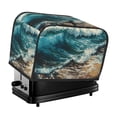 thumbnail image 1 of Yiaed Blue Ocean Waves Print Two Slice Bread Machine Cover, Universal Size Kitchen Appliance Cover for Bread Machine,Bread Machine Cover, 1 of 7