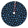 thumbnail image 1 of Yiaed Blue Octopus Print Christmas Tree Skirt , Tree SkirtsTree Mat for Christmas Winter Holiday Indoor Decorations-36", 1 of 7