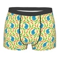 thumbnail image 1 of Yiaed Blue Rabbit Print Men's Soft Cotton Boxer Shorts Breathable Boxers Underwear Moisture-Wicking Underwear Stretch Boxer Briefs for Man-Small, 1 of 5