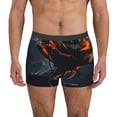 thumbnail image 1 of Yiaed Blue and Red Roses Artwork Print Men's Soft Cotton Boxer Shorts Breathable Boxers Underwear Moisture-Wicking Underwear Stretch Boxer Briefs for Man-Large, 1 of 5