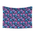 thumbnail image 1 of Yiaed Blue Skull Flower Print Dog Blankets-Cat Blanket Washable for Couch Protection,Puppy Blanket, Soft Plush Reversible Throw Furniture Protector-Medium, 1 of 8