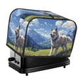 thumbnail image 1 of Yiaed Blue Sky Dog Print Two Slice Bread Machine Cover, Universal Size Kitchen Appliance Cover for Bread Machine,Bread Machine Cover, 1 of 7