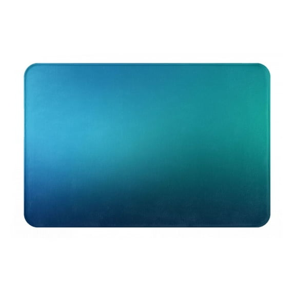 Yiaed Blue to turquoise Print Flannel Doormat Mat Outdoor Indoor Door Mats,Welcome Matt Outdoor Front Door Mat Doormat Outdoor Mat Outdoor Mat,16"x24"