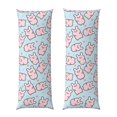 thumbnail image 1 of Yiaed Body Pillow Cover, Ultra Soft Microfiber Pillowcases, Breathable Long Pillow Case, Envelope Closure-Cute Rabbit (20x54 inch)（Pillow core not included）, 1 of 5