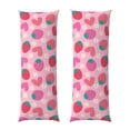 thumbnail image 1 of Yiaed Body Pillow Cover, Ultra Soft Microfiber Pillowcases, Breathable Long Pillow Case, Envelope Closure-Haear Strawberry (20x54 inch)（Pillow core not included）, 1 of 5