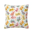 thumbnail image 1 of Yiaed Boho Bunny Print Pillow Covers Super Soft Decorative Square Throw Pillow Covers Case Cushion Covers for Sofa Couch Bedroom Car Decor（No pillow core）-22"x22", 1 of 7
