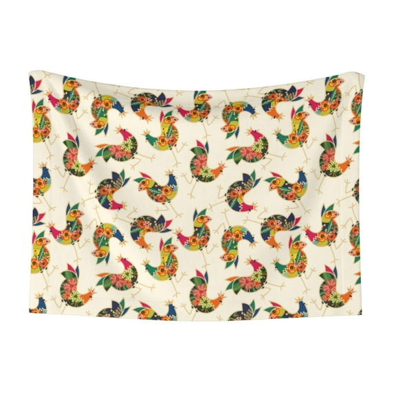 Yiaed Boho Chicken Print Dog Blankets-Cat Blanket Washable for Couch Protection,Puppy Blanket, Soft Plush Reversible Throw Furniture Protector-Small