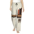 thumbnail image 1 of Yiaed Books Key To Knowledge Print Womens Lounge Pants, Loose PJ Bottoms, Long Pajama Pants for Women-XX-Large, 1 of 6