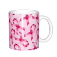 thumbnail image 1 of Yiaed Breast Cancer Ribbons Awareness Print Ceramics Coffee,Large Handle Design,Extra Large Tea and Coffee Cup for Office and Home Mugs, 1 of 6