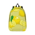 thumbnail image 1 of Yiaed Bright Lemons Print Backpack, Premium Laptop Backpack, Travel Backpack for Women, Lightweight Backpacks, Comfortable Back Pack-Small, 1 of 5