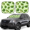 thumbnail image 1 of Yiaed Broccoli 3 Print Car Front Windshield Sun Shade,Foldable Anti-UV Car Sunshade for Front Window for Most Vehicles-Large, 1 of 5