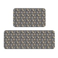 thumbnail image 1 of Yiaed Bulldog Print Kitchen Rugs Sets of 2 Kitchen Mats Cushioned Anti Fatigue Kitchen Rug Tapetes Para Cocina for Sink,Laundry Room, 1 of 6