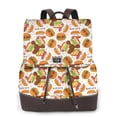 thumbnail image 1 of Yiaed Burger Print Laptop Backpack for Women Slim Computer Bag Work Travel College Backpack Purse Fits 14 Inch Notebook, 1 of 4