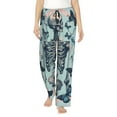 thumbnail image 1 of Yiaed Butterflies Skull Bows Print Womens Lounge Pants, Loose PJ Bottoms, Long Pajama Pants for Women-Medium, 1 of 6