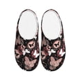 thumbnail image 1 of Yiaed Butterflies1 Print Slippers Fuzzy Warm Cozy Slippers Non Slip House Slippers For Indoor Outdoor Slippers House Slippers-37/38, 1 of 7