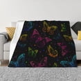 thumbnail image 1 of Yiaed Butterfly Print Blanket Throw Blanket Soft Cozy Flannel Blanket for Home Bed Sofa Couch Chair-50"x40", 1 of 6