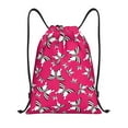 thumbnail image 1 of Yiaed Butterfly Print Drawstring Bags Drawstring Backpack Bulk String Back Pack Gym Sport Bag-Small, 1 of 5