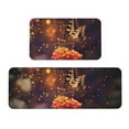thumbnail image 1 of Yiaed Butterfly Sitting on a Flower Kitchen Rugs Sets of 2 Kitchen Mats Cushioned Anti Fatigue Kitchen Rug Tapetes Para Cocina for Sink,Laundry Room, 1 of 6