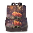 thumbnail image 1 of Yiaed Butterfly Sitting on a Flower Print Laptop Backpack for Women Slim Computer Bag Work Travel College Backpack Purse Fits 14 Inch Notebook, 1 of 4