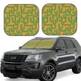 thumbnail image 1 of Yiaed Cactus 2 Print Car Front Windshield Sun Shade,Foldable Anti-UV Car Sunshade for Front Window for Most Vehicles-Medium, 1 of 5