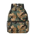 thumbnail image 1 of Yiaed Camouflage Rabbit Print School Backpack College Backpack Daypacks for Students High School Spacious and Durable Daypack for Work and Travel-One Size, 1 of 6