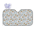 thumbnail image 1 of Yiaed Carrot Rabbit Print Car Windshield Sunshade Front Auto Car Front Window Sun Shade Foldable Sun Visor Shield Cover Auto Accessories for Sedan SUV Truck-Medium, 1 of 5