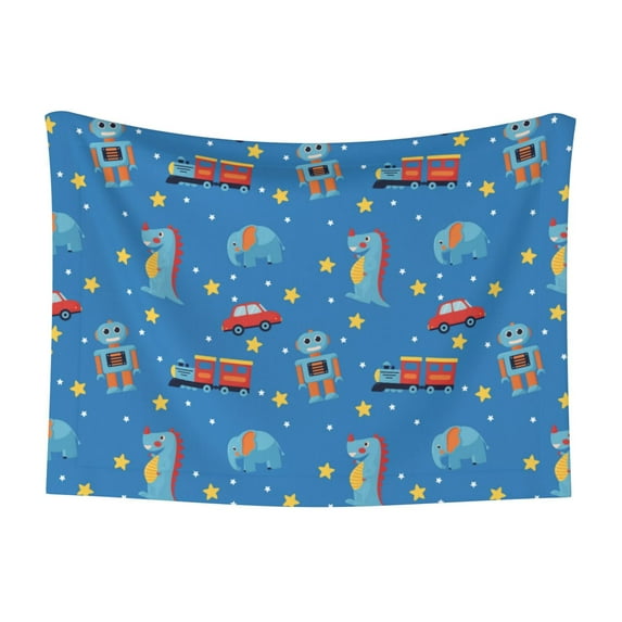 Yiaed Cartoon Animals 1 Print Dog Blankets-Cat Blanket Washable for Couch Protection,Puppy Blanket, Soft Plush Reversible Throw Furniture Protector-Medium