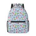 thumbnail image 1 of Yiaed Cartoon Animals Print School Backpack College Backpack Daypacks for Students High School Spacious and Durable Daypack for Work and Travel-One Size, 1 of 6
