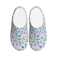 thumbnail image 1 of Yiaed Cartoon Animals Print Slippers Fuzzy Warm Cozy Slippers Non Slip House Slippers For Indoor Outdoor Slippers House Slippers-13, 1 of 7