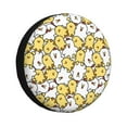 thumbnail image 1 of Yiaed Cartoon Chicken Print Tire Wheel Cover, Waterproof Spare Tire Cover Fit for Jeep, Truck,Trailer, RV, SUV, Camper and Most Vehicle-14 inch, 1 of 6