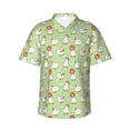thumbnail image 1 of Yiaed Cartoon Duck Print Hawaiian Shirt for Men Short Sleeve Button Down Shirts Beach Shirts for Men,X-Large, 1 of 7