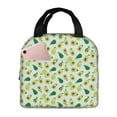 thumbnail image 1 of Yiaed Cartoon Fruit Print Insulated Lunch Bag Reusable Cute Tote Lunch Box, Leakproof Cooler Lunch Bags for Work Office Travel School Picnic, 1 of 5
