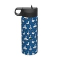 thumbnail image 1 of Yiaed Cartoon Geese With Xmas Print Water Bottle with Straw Lid, Stainless Steel Double Wall Insulated Water Bottle | Leak-Proof and Spill-Proof Water Bottle, 1 of 8