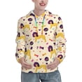 thumbnail image 1 of Yiaed Cartoon Poodle Dog Print Womens Casual Hoodies Crew Neck Long Sleeve Sweatshirts With Pocket Pullover Tops Women's Hooded Sweatshirt-XX-Large, 1 of 1