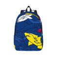 thumbnail image 1 of Yiaed Cartoon Shark Print Backpack, Premium Laptop Backpack, Travel Backpack for Women, Lightweight Backpacks, Comfortable Back Pack-Small, 1 of 7