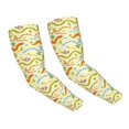 thumbnail image 1 of Yiaed Cartoon Snake8 Print Arm Sleeves,Cooling UV Sun Protection Sports Compression for Men/Women, 1 of 6