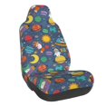 thumbnail image 1 of Yiaed Cartoon Space Print Car Seat Covers,Universal Auto Seats Protector Fits for Car,SUV Sedan,Truck,Automotive Seat Covers & Accessories, 1 of 5