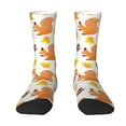 thumbnail image 1 of Yiaed Cartoon Squirrel Print Great elasticity Crew Socks Sports socks for Men and Women, 1 of 5