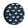 thumbnail image 1 of Yiaed Cartoon Swan Print Tire Wheel Cover, Waterproof Spare Tire Cover Fit for Jeep, Truck,Trailer, RV, SUV, Camper and Most Vehicle-14 inch, 1 of 6